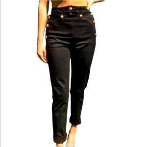 Torn By Ronny Kobo Size 28 Black Pants